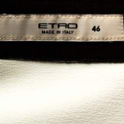 Pre Owned قميص إيترو أكمام طويلة حرير طباعة زهور متعدد الألوان L