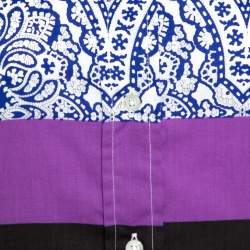 Pre Owned قميص إيترو قطن مطاطي مطبوع متعدد الألوان مقاس صغير (سمول)