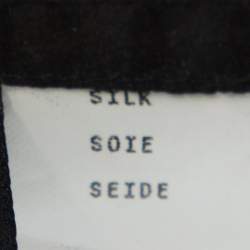 مملوكة مسبقًا قميص إيترو حرير أسود مطرز يدويًا ومزين مقاس متوسط - ميديوم