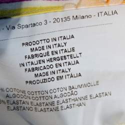 Pre Owned قميص إيترو قطن أصفر مطبوع بيزلي زهور بأزرار أمامية مقاس كبير - لارج