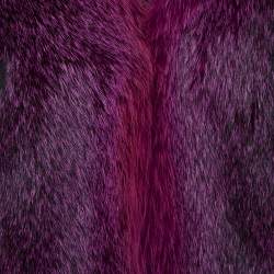 Pre Owned Etro Purple Fox Fur Jacket M