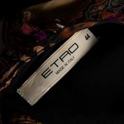 Pre Owned Etro Multicolor Printed Silk Maxi Dress M