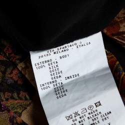 Pre Owned Etro Multicolor Printed Silk Maxi Dress M