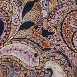 Pre Owned Etro Multicolor Cotton Print Fitted Shirt S