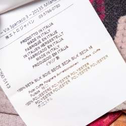 Pre Owned Etro Multicolor Snakeskin Printed Silk Button Front Shirt S