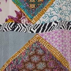 مملوكة مسبقًا Etro Multicolor Printed Silk Oversized Shift Dress M