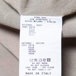 Pre Owned فستان ميدي إيترو حرير نمط بيزلي متعدد الألوان بديرابيه مقاس متوسط - ميديوم