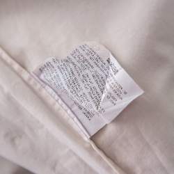 Pre Owned قميص ايترو قطن مطبوع بايزلي أبيض أزرار أمامية مقاس وسط (ميديوم)