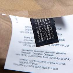 مملوكة مسبقًا Etro Multicolor Floral Print Beaded Maxi Dress M