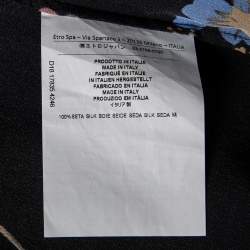 Pre Owned قميص إيترو حرير مورد مطبوع متعدد الألوان مقاس صغير - سمول