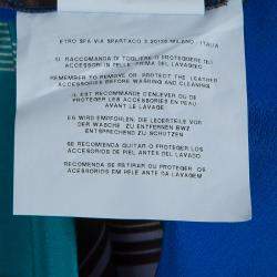 Pre Owned Etro Multicolor Striped Silk Long Sleeve Tunic Dress M