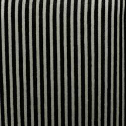 Pre Owned Etro Monochrome Striped Velvet Blouse M