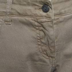 Etro Dark Beige Pigment Dyed Paisley Print Jeans L