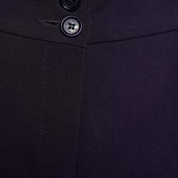 مملوكة مسبقًا Etro Purple Wool Blend Regular Fit  Trousers M