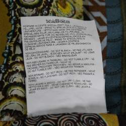 Pre Owned Etro Black Lamb Fur Zip-Front Jacket L