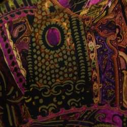 Etro Multicolor Printed Cotton Button Front Shirt L