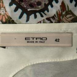Etro Multicolor Cotton Oversized Blouse M