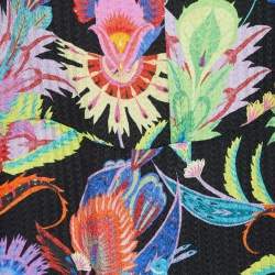 Etro Black Printed Silk Blend Top M