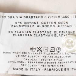 Pre Owned Etro Multicolor Paisley Printed Stretch Cotton Shirt M