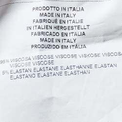 مملوكة مسبقًا Etro Black paisley Printed Jersey Midi Dress S