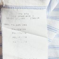 Etro White Striped Button Front Shirt M
