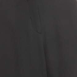 Pre Owned Etro Black Crepe Straight Leg Formal Pants M