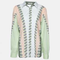 Etro Multicolor Printed Cotton Shirt L