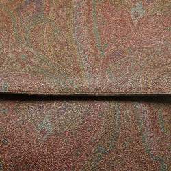 Etro Brown Paisley Print Coated Canvas Backpack   