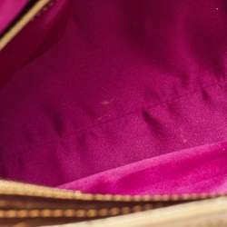 Etro Gold Paisley Embossed Leather Chain Tote