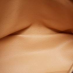 Pre Owned Etro Brown Paisley Printed Coated Canvas and Leather Tote