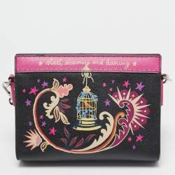 Etro Multicolor Printed Coated Canvas Frame Crossbody Bag