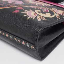 Etro Multicolor Printed Coated Canvas Frame Crossbody Bag