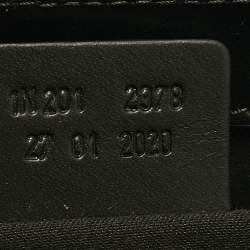 Pre Owned Etro Black Croc Embossed Leather Shoulder Bag