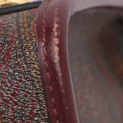 Pre Owned Etro Brown Paisley Print Coated Canvas Mini Love Trotter Tote