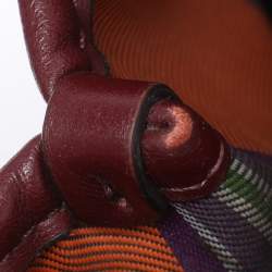 Pre Owned Etro Brown Paisley Print Coated Canvas Mini Love Trotter Tote