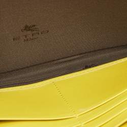 Pre Owned Etro Multicolor Coated Canvas Floral Zip Continental Wallet