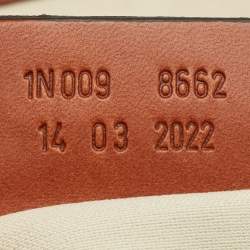 Pre Owned حقيبة تسوق إيترو جلد وقماش كانفاس بطبعة بيزلي أزرق/أبيض