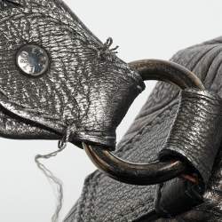 مملوكة مسبقًا حقيبة هوبو إيترو جلد منقوش بيزلي معدني برباط