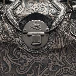 مملوكة مسبقًا حقيبة هوبو إيترو جلد منقوش بيزلي معدني برباط