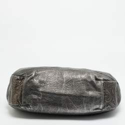 مملوكة مسبقًا حقيبة هوبو إيترو جلد منقوش بيزلي معدني برباط