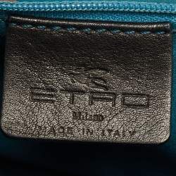 مملوكة مسبقًا حقيبة هوبو إيترو جلد منقوش بيزلي معدني برباط