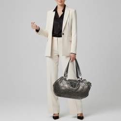 مملوكة مسبقًا حقيبة هوبو إيترو جلد منقوش بيزلي معدني برباط