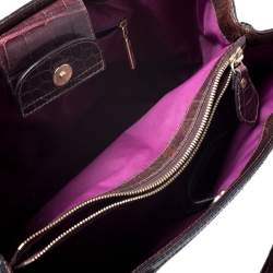 Pre Owned Etro Multicolor Paisley Printed Coated Canvas Tote