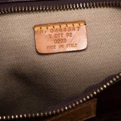 Pre Owned Etro Paisley Coated Canvas and Leather Weekender Duffel Bag