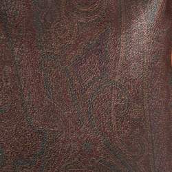 Pre Owned حقيبة يد إيترو جلد وكانفاس بيزلي متعددة الألوان