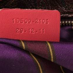 Pre Owned حقيبة يد إيترو جلد وكانفاس بيزلي متعددة الألوان