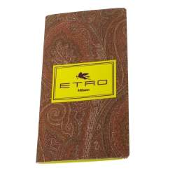 مملوكة مسبقًا حقيبة يد إيترو شوبر جلد و كانفاس مقوى مطبوع بايزلي بني 