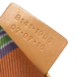 مملوكة مسبقًا حقيبة يد إيترو شوبر جلد و كانفاس مقوى مطبوع بايزلي بني 