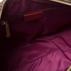 Etro Multicolor Paisley Print Coated Canvas and Leather Eyelet Satchel 