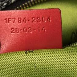 Pre Owned حقيبة يد إيترو سحاب جلد مطبوع بايزلي أبيض و أسود